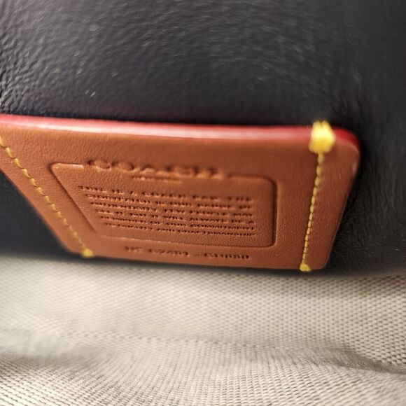 COACH CU080 Quilted Tabby Bag 20 Tie Dye Midnight Navy V2 - Picture 8 of 8